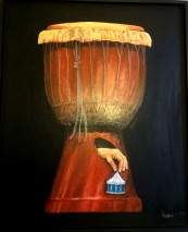 Djembe 40X50 såld