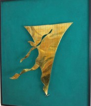 Mässingsdansare 30X40 - SÅLD